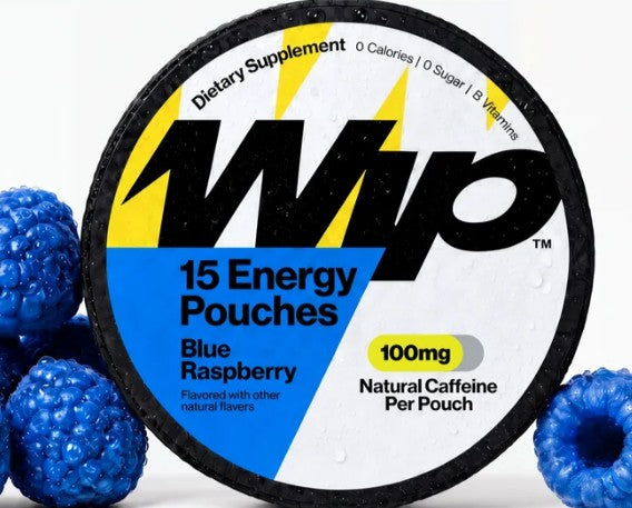 Energy Pouches Blue Raspberry 100mg by WIP