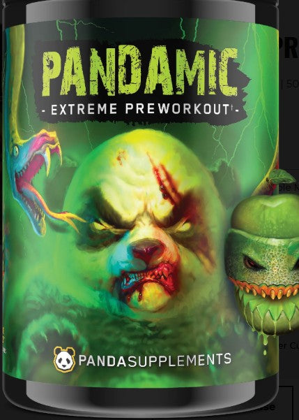 Pandamic PreWorkout Sour Apple Melon Candy by Panda Supplements
