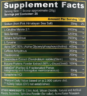 Pandamic PreWorkout Sour Apple Melon Candy by Panda Supplements