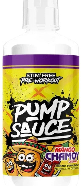 Pump Sauce Liquid Non-Stim Preworkout Mango Chamoy by Pump Sauce