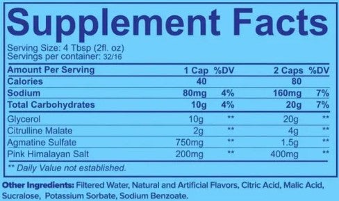 Pump Sauce Liquid Non- Stim Pink Lemonade PreWorkout by Pump Sauce