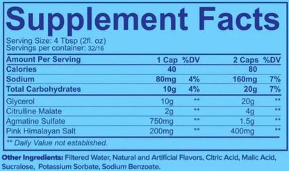 Pump Sauce Liquid Non- Stim Pink Lemonade PreWorkout by Pump Sauce