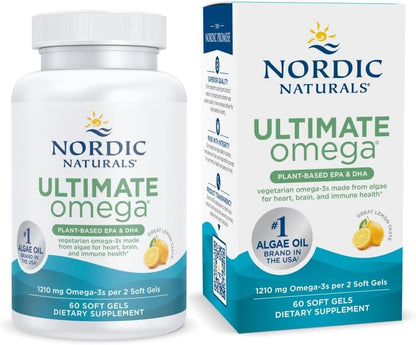 Ultimate Omega Plant Based Softgels by Nordic Naturals