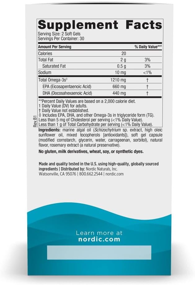 Ultimate Omega Plant Based Softgels by Nordic Naturals