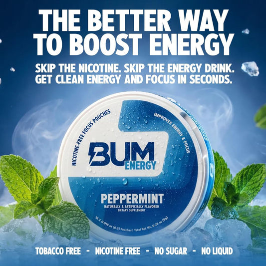 Bum Energy Pouch Peppermint by Raw Nutrition