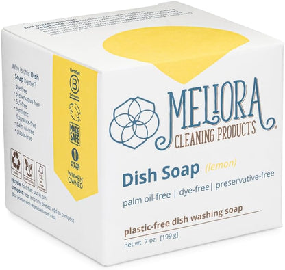Lemon Dish Soap Bar by Meliora