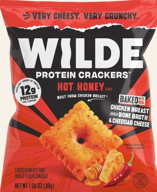 Hot Honey Protein Crackers by Wilde