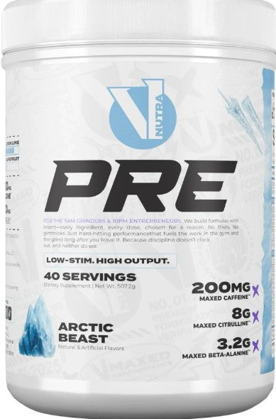 Nutra V1 Pre Arctic Beast Powder by Inspired Nutrition