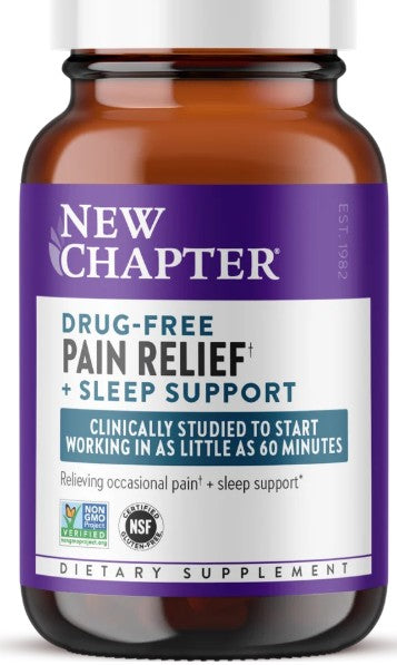 Drug-Free Pain Relief+ Sleep Support Capsules by New Chapter