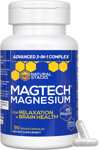 MagTech Magnesium Capsules by Natural Stacks