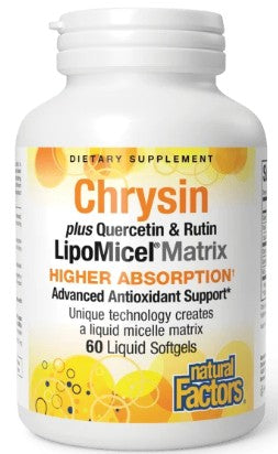 Chrysin plus Quercetin & Rutin Softgels by Natural Factors