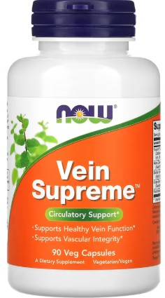 Vein Supreme Veg Capsules by Now Foods