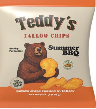 Beef Tallow Potato Chips Summer BBQ by Teddy's