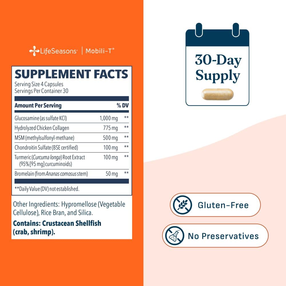 Mobili-T Joint Support Capsules by Life Seasons
