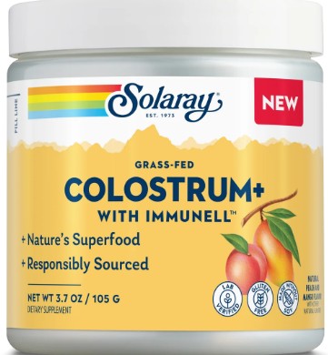 Colostrum+ Peach Mango Powder by Solaray