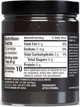 Organic Fermented Black Garlic Puree by Dr. Mercola