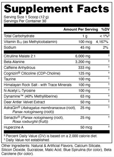 BAMF Franken Juice PreWorkout by Das Labs