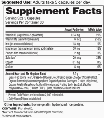 Heart Blend Capsules by Ancient Nutrition