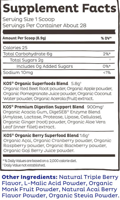 Love You Berry Much Red Superfood Goji Berry Popsicle Powder by KOS