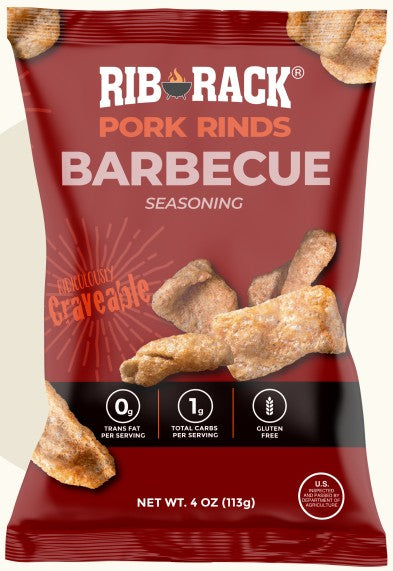 BBQ Pork Rinds by Rib Rack