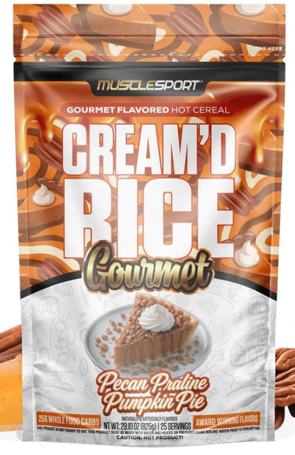 Cream'd Rice Gourmet Pecan Praline Pumpkin Pie by Musclesport