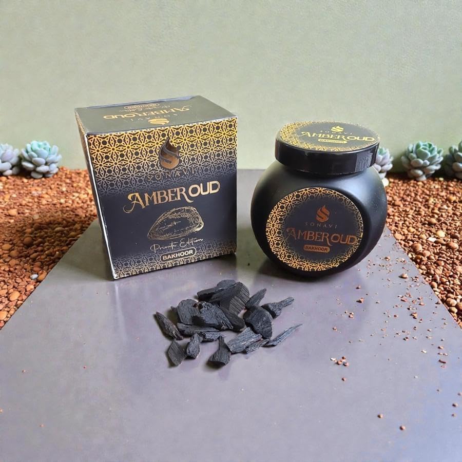 Amber Oud Incense 40g Bakhoor by Sonavi