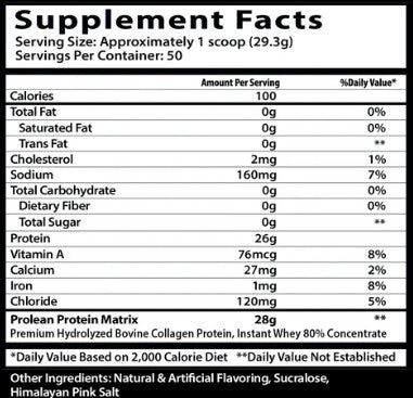 ProLean Peanut Butter Cookie Protein Powder by Insane Labz